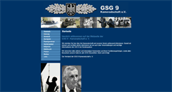 Desktop Screenshot of gsg9.de