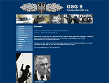 Tablet Screenshot of gsg9.de